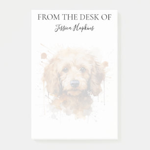 Post-it® Amoureux du Caniche Monogrammé Chien