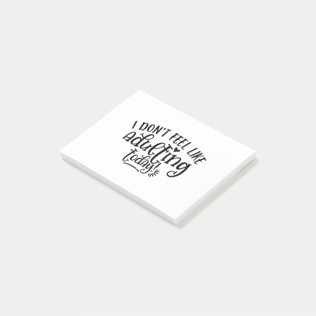 Post-it® Amusant enfant, je n'ai pas envie d'aimer aujourd' (Incliné)