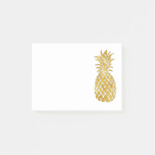 Post-it® ananas en feuille d'or