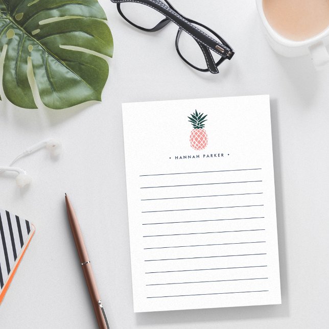 Post-it® Ananas rose | Personnalisé (Créateur téléchargé)