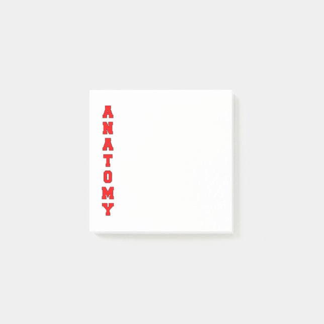 Post-it® Anatomie (Devant)