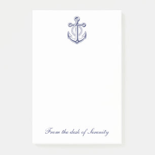 Post-it® Ancre Bateau marin Océan Nautique Personnalisé