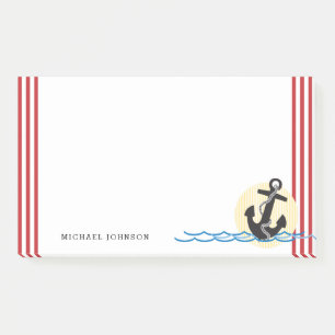 Post-it® Ancre, soleil et eau Nautique