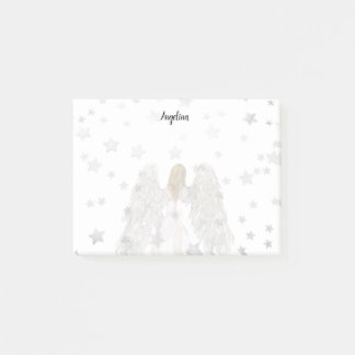 Post-it® Ange peint et étoiles Notes post-it