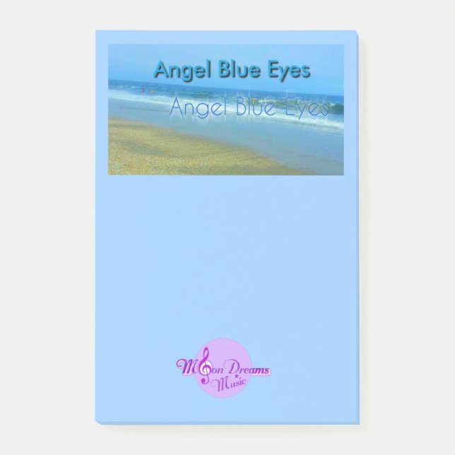 Post-it® Angel Blue Eyes Post-It Notes (Devant)