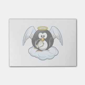 Post-it® Angel Penguin sur un nuage