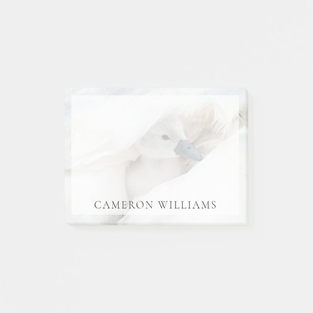 Post-it® Animaux de bébés cutest | Bébé Mute Swan (Devant)