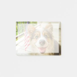 Post-it® Animaux de bébés cutest Chiot de Corgi Patriotiq
