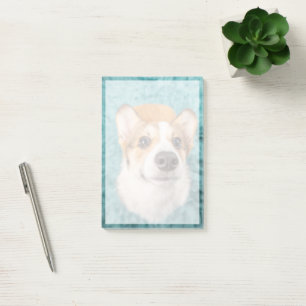 Post-it® Animaux de bébés cutest   Sweet Corgi Puppy Face