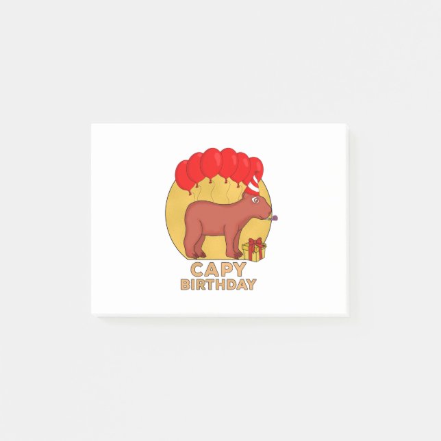 Post-it® Anniversaire de Capy (Devant)