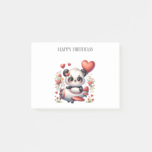 Post-it® Anniversaire de Panda Pilote