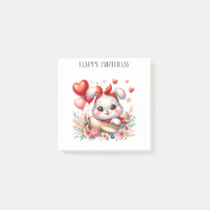 Post-it® Anniversaire Pilote Lapin