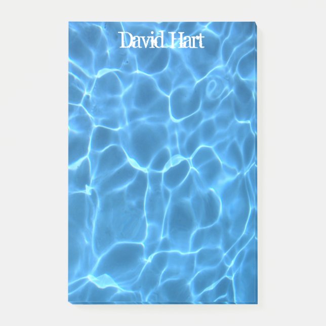 Post-it® Aqua Blue Swimming Pool (Devant)