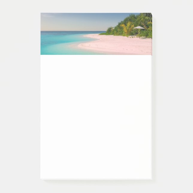 Post-it® Aquamarine Ocean Tropical Beach Scenic (Devant)