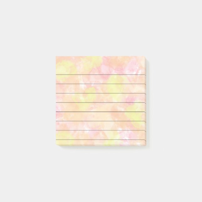 Post-it® Aquarelle 3x3 liée personnalisée (Devant)