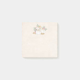 Post-it® Aquarelle blanche et Citrouille or