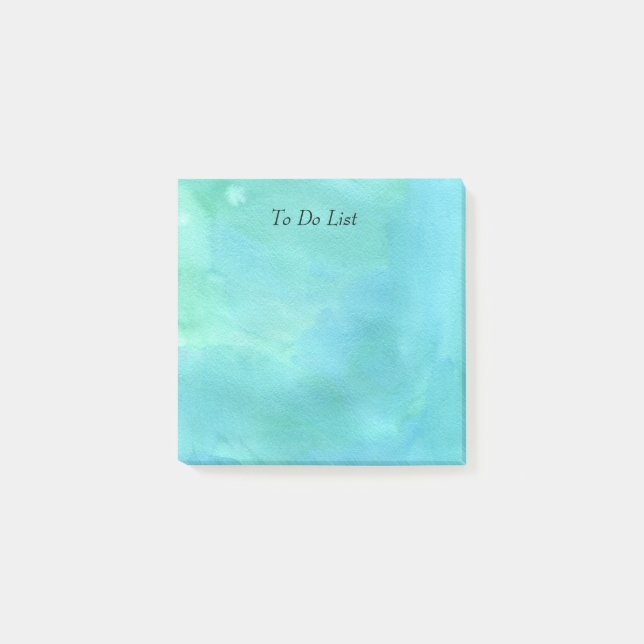 Post-it® Aquarelle bleue (Devant)