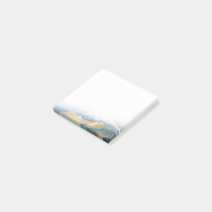 Post-it® Aquarelle Blue Gold Foil Mountain Mariage extérieu