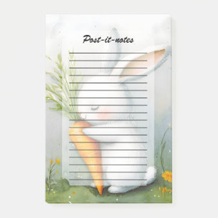 Post-it® Aquarelle Bunny Happy Harvest