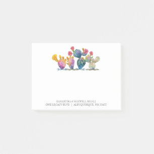 Post-it® Aquarelle Cactus Notes personnalisées Stick