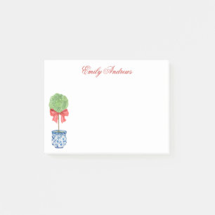 Post-it® Aquarelle Chinoiserie Bow rouge Topio