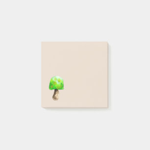 Post-it® Aquarelle de champignons verts