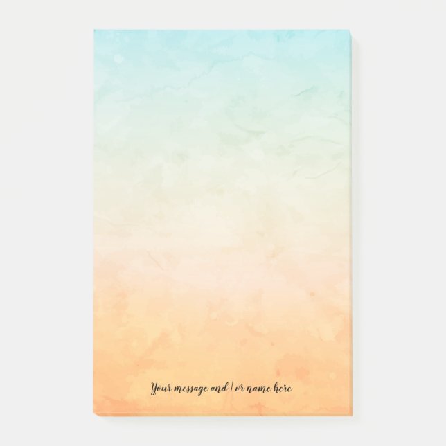 Post-it® Aquarelle de message (Devant)