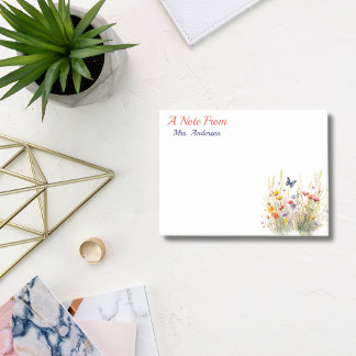 Post-it® Aquarelle Floral sur mesure appréciation de l'ense