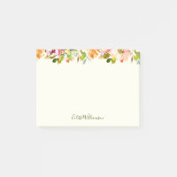 Aquarelle Florale Rustique Pays Art Personnalisé