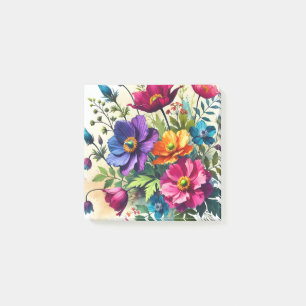 Post-it® Aquarelle gras Floral