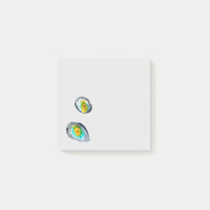 Post-it® aquarelle huîtres abstraites