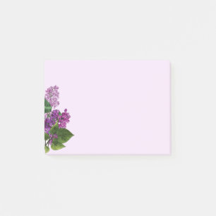 Post-it® Aquarelle Lilac Arbuste Jardin Fleurs Art Post-it