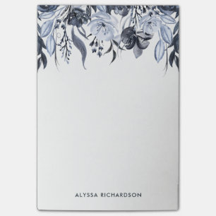 Post-it® Aquarelle   moderne florale foncée