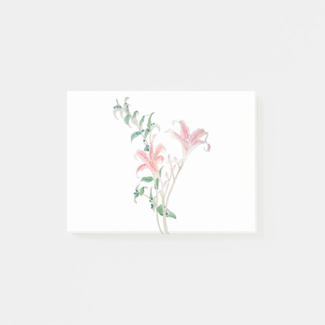 Post-it® Aquarelle orange vintage (Devant)