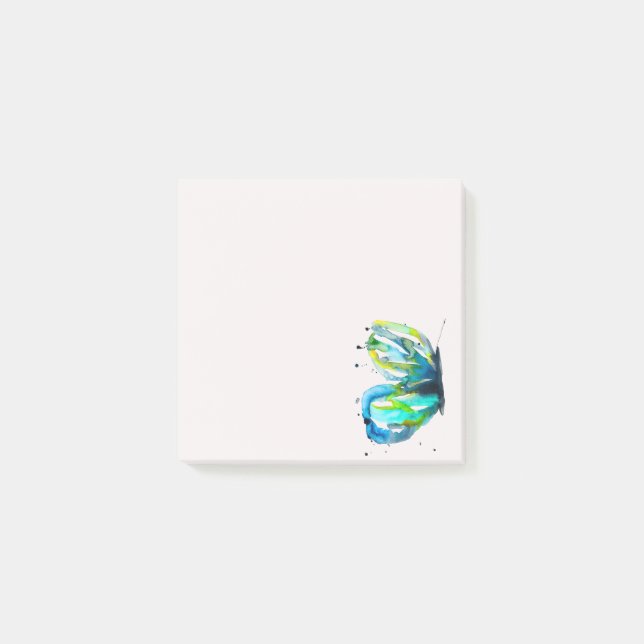 Post-it® Aquarelle papillon (Devant)