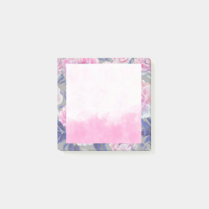 Post-it® Aquarelle rose florale Post it Notes
