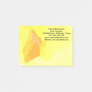 Post-it® Aquarelle rose jaune