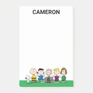 Post-it® Arachides amis dans une rangée