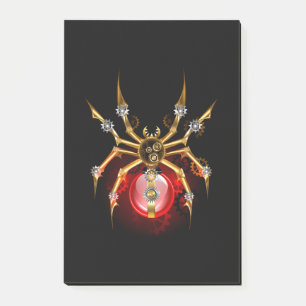 Post-it® Araignée en vapeur noire