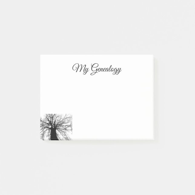 Post-it® Arborescence de la famille de généalogie (Devant)