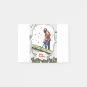 Post-it® Arborist chainsaw tree surgeon Gift Christmas