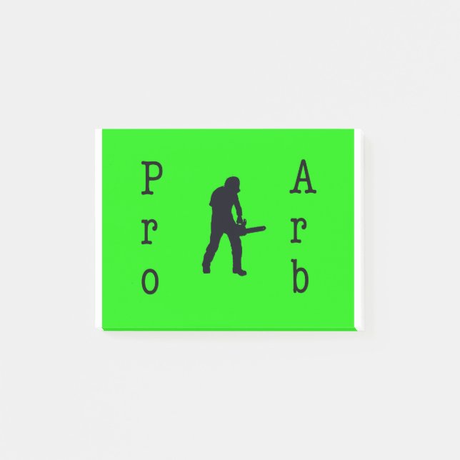 Post-it® Arboriste chainsav tree surgeon Venin (Devant)