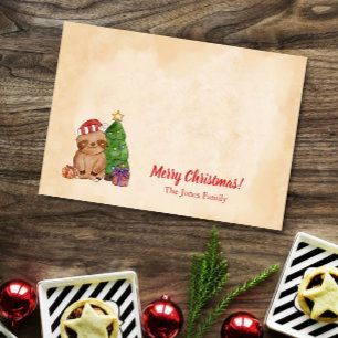 Post-it® Arbre de Noël et Paresseux sur Mesure
