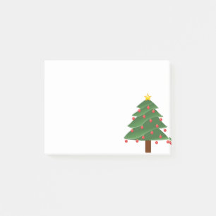 Post-it® Arbre de Noël sur White Post It Note
