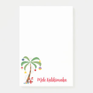 Post-it® Arbre de vacances post-it-Notes-Mele Kalikimaka
