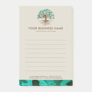 Post-it® Arbre doré de la vie - Yggdrasil - Feuilles malach