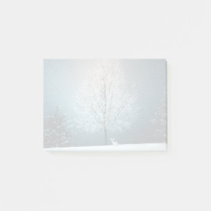 Post-it® Arbre givre le soir