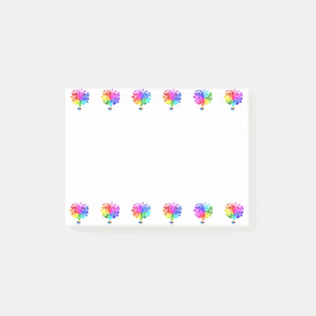 Post-it® Arbres du spectre autiste (Devant)
