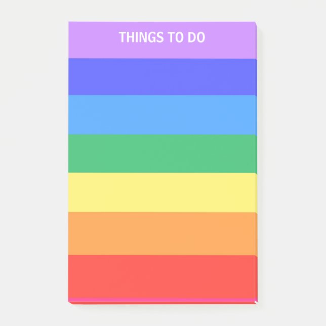 Post-it® Arc En Arc-En-Ciel : (Devant)