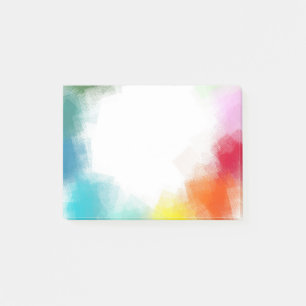 Post-it® Arc-en-ciel bleu vert violet jaune orange rose rou